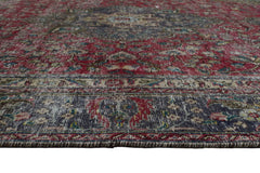 DISTRESSED Vintage Persian Rug, 237 x 303 cm