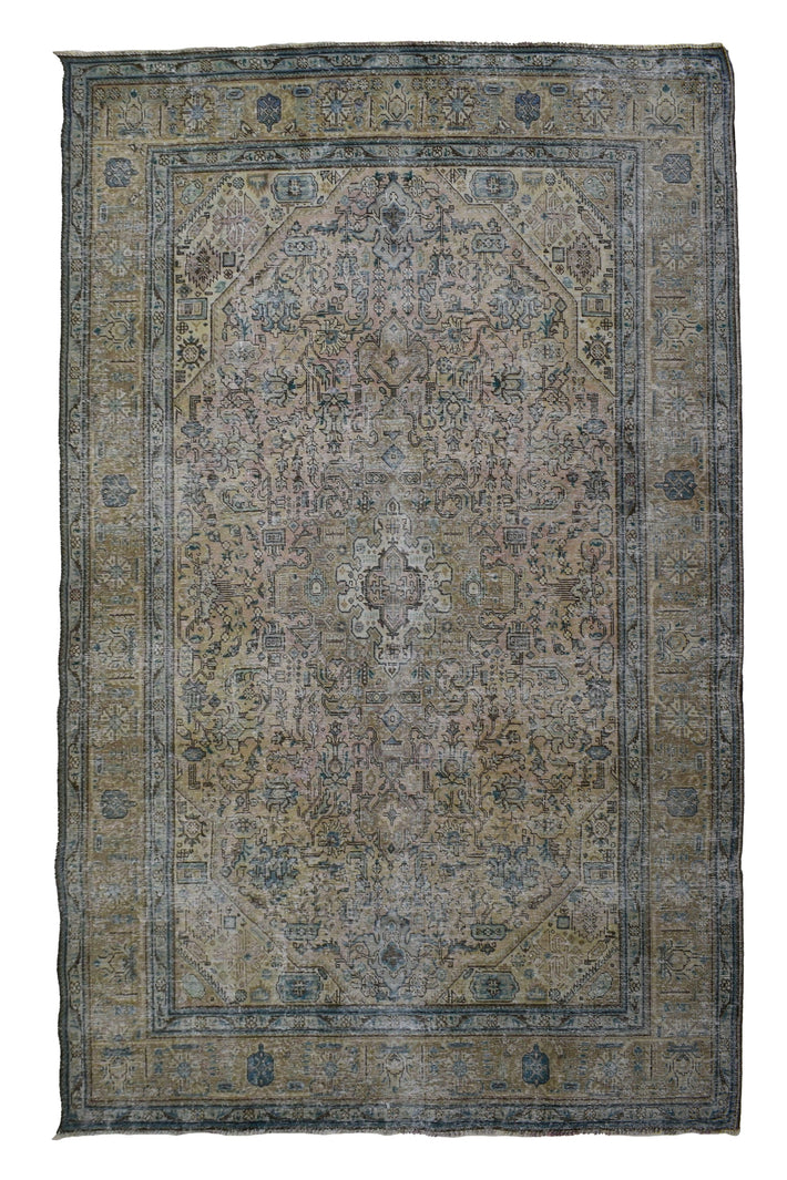 DISTRESSED Vintage Persian Rug, 237 x 336 cm