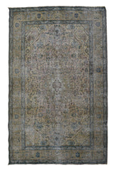DISTRESSED Vintage Persian Rug, 237 x 336 cm