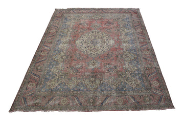 DISTRESSED Vintage Persian Rug, 245 x 336 cm (Clearance)
