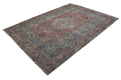 DISTRESSED Vintage Persian Rug, 245 x 336 cm (Clearance)