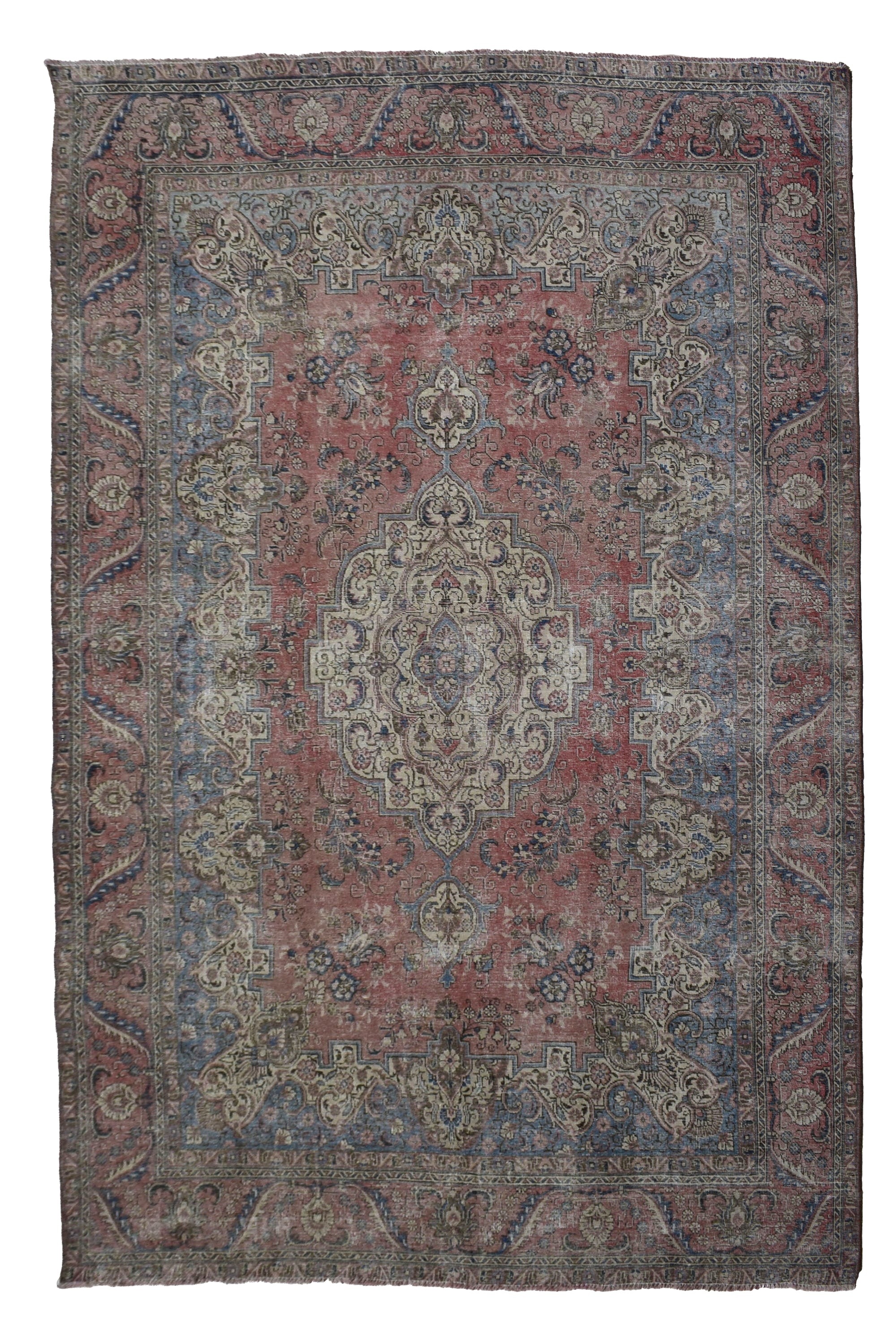 DISTRESSED Vintage Persian Rug, 245 x 336 cm (Clearance)