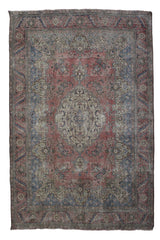 DISTRESSED Vintage Persian Rug, 245 x 336 cm (Clearance)