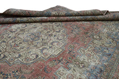 DISTRESSED Vintage Persian Rug, 245 x 336 cm (Clearance)