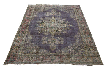 DISTRESSED Vintage Persian Rug, 235 x 333 cm