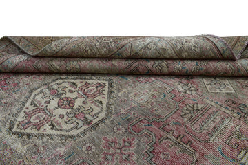 DISTRESSED Vintage Persian Rug, 213 x 290 cm