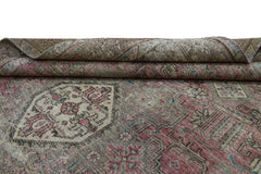 DISTRESSED Vintage Persian Rug, 213 x 290 cm