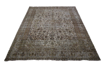 DISTRESSED Vintage Persian Rug, 282 x 355 cm