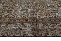 DISTRESSED Vintage Persian Rug, 282 x 355 cm
