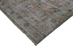 DISTRESSED Vintage Persian Rug, 287 x 307 cm