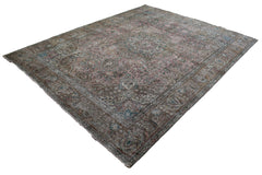 DISTRESSED Vintage Persian Rug, 290 x 378 cm