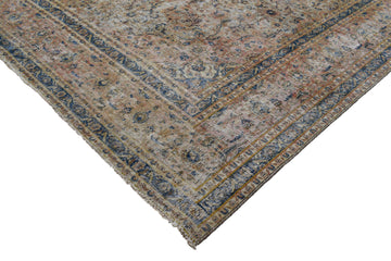 DISTRESSED Vintage Persian Rug, 292 x 370 cm