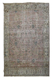 DISTRESSED Vintage Persian Rug, 298 x 380 cm