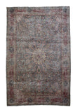 DISTRESSED Vintage Persian Rug, 295 x 363 cm