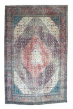 DISTRESSED Vintage Persian Rug, 292 x 394 cm