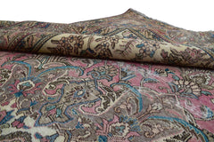 DISTRESSED Vintage Persian Rug, 290 x 368 cm