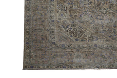 DISTRESSED Vintage Persian Rug, 292 x 377 cm