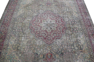 DISTRESSED Vintage Persian Rug, 285 x 388 cm