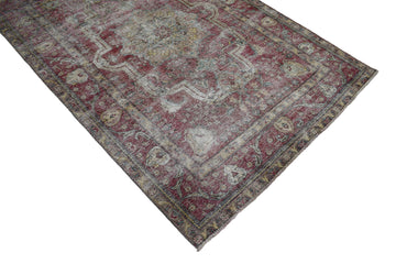DISTRESSED Vintage Persian Rug, 195 x 284 cm