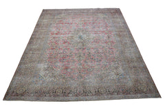 DISTRESSED Vintage Persian Rug, 305 x 408 cm