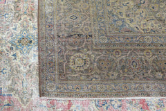 DISTRESSED Vintage Persian Rug, 305 x 408 cm