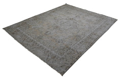 DISTRESSED Vintage Persian Rug, 283 x 372 cm