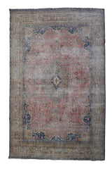 DISTRESSED Vintage Persian Rug, 287 x 381 cm