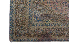DISTRESSED Vintage Persian Rug, 282 x 381 cm