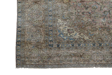 DISTRESSED Vintage Persian Rug, 284 x 375 cm
