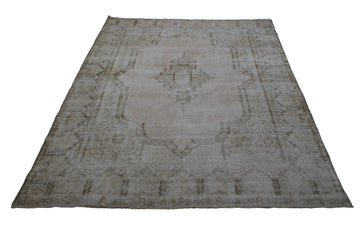 DISTRESSED Vintage Persian Rug, 280 x 363 cm