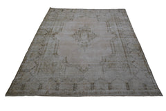 DISTRESSED Vintage Persian Rug, 280 x 363 cm