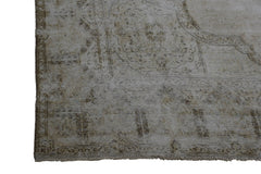 DISTRESSED Vintage Persian Rug, 280 x 363 cm