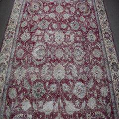 DISTRESSED Hand Knotted Vintage Persian Rug, 290 x 377 cm (Clearance)