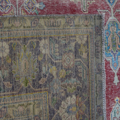 DISTRESSED Hand Knotted Vintage Persian Rug, 288 x 375 cm (Clearance)