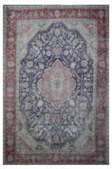 DISTRESSED Hand Knotted Vintage Persian Rug, 285 x 383 cm (Clearance)