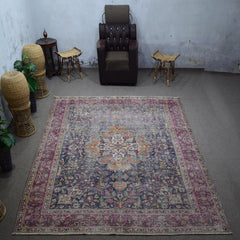 DISTRESSED Hand Knotted Vintage Persian Rug, 295 x 366 cm (Clearance)
