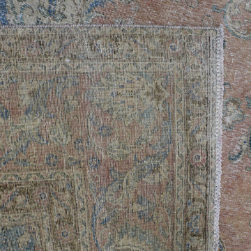DISTRESSED Hand Knotted Vintage Persian Rug, 303 x 363 cm (Clearance)