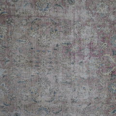 DISTRESSED Hand Knotted Vintage Persian Rug, 292 x 378 cm (Clearance)