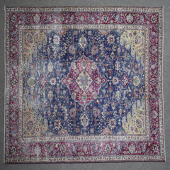 DISTRESSED Hand Knotted Vintage Persian Rug, 245 x 336 cm (Clearance)