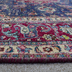 DISTRESSED Hand Knotted Vintage Persian Rug, 245 x 336 cm (Clearance)
