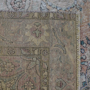 DISTRESSED Hand Knotted Vintage Persian Rug, 183 x 275 cm