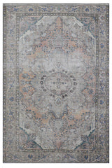 DISTRESSED Hand Knotted Vintage Persian Rug, 183 x 275 cm