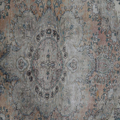 DISTRESSED Hand Knotted Vintage Persian Rug, 183 x 275 cm