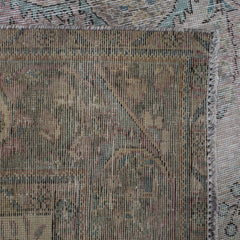 DISTRESSED Hand Knotted Vintage Persian Rug, 198 x 285 cm (Clearance)