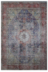 DISTRESSED Hand Knotted Vintage Persian Rug, 237 x 355 cm (Clearance)