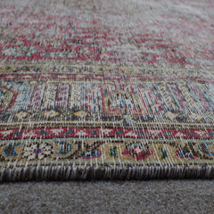 DISTRESSED Hand Knotted Vintage Persian Rug, 235 x 324 cm (Clearance)
