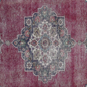 DISTRESSED Hand Knotted Vintage Persian Rug, 192 x 290 cm (Clearance)