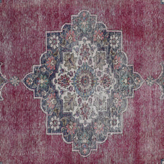 DISTRESSED Hand Knotted Vintage Persian Rug, 192 x 290 cm (Clearance)