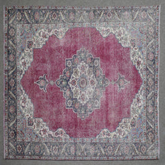 DISTRESSED Hand Knotted Vintage Persian Rug, 192 x 290 cm (Clearance)