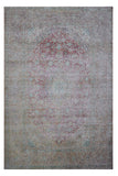 DISTRESSED Hand Knotted Vintage Persian Rug, 251 x 348 cm (Clearance)